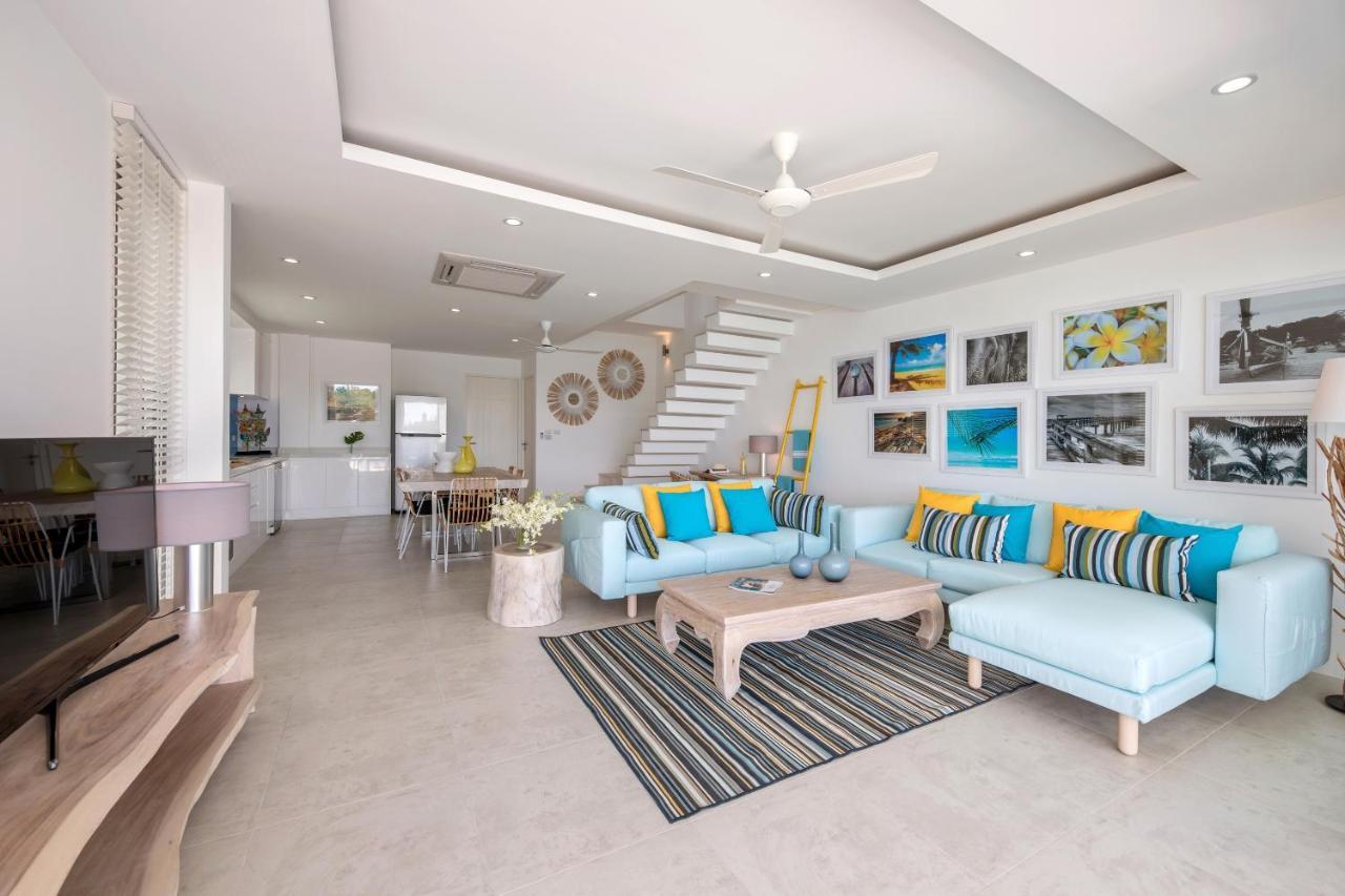 Beachside Villa - B18 - At Bayside Luxury Villas Samrong Bay Beach, 4 Bed 5 Bath, Sea & Sunset Views, Only 200M Walk To The Beach Choeng Mon Extérieur photo