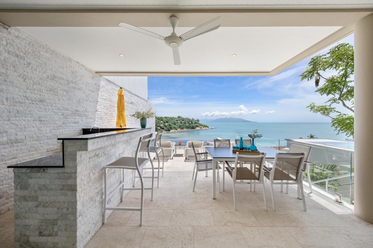 Beachside Villa - B18 - At Bayside Luxury Villas Samrong Bay Beach, 4 Bed 5 Bath, Sea & Sunset Views, Only 200M Walk To The Beach Choeng Mon Extérieur photo