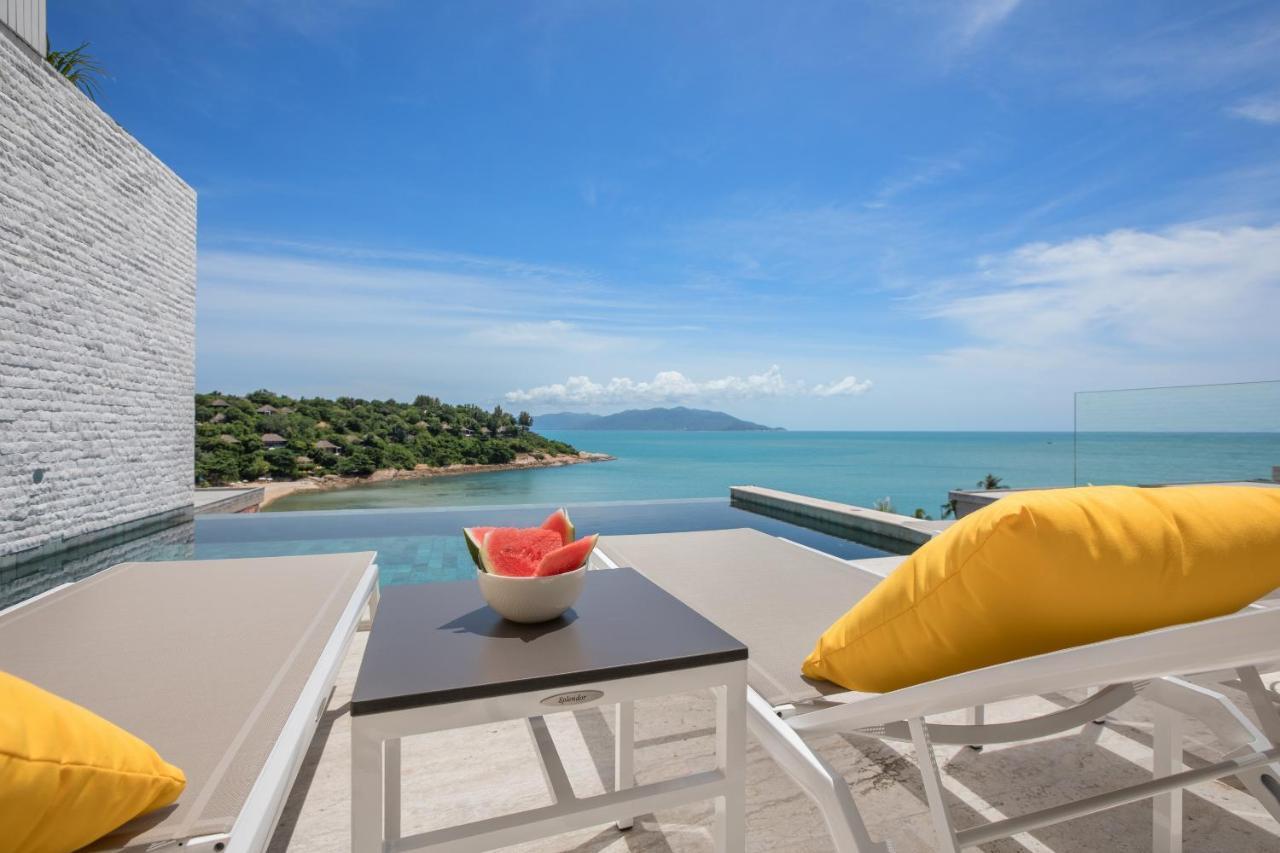 Beachside Villa - B18 - At Bayside Luxury Villas Samrong Bay Beach, 4 Bed 5 Bath, Sea & Sunset Views, Only 200M Walk To The Beach Choeng Mon Extérieur photo